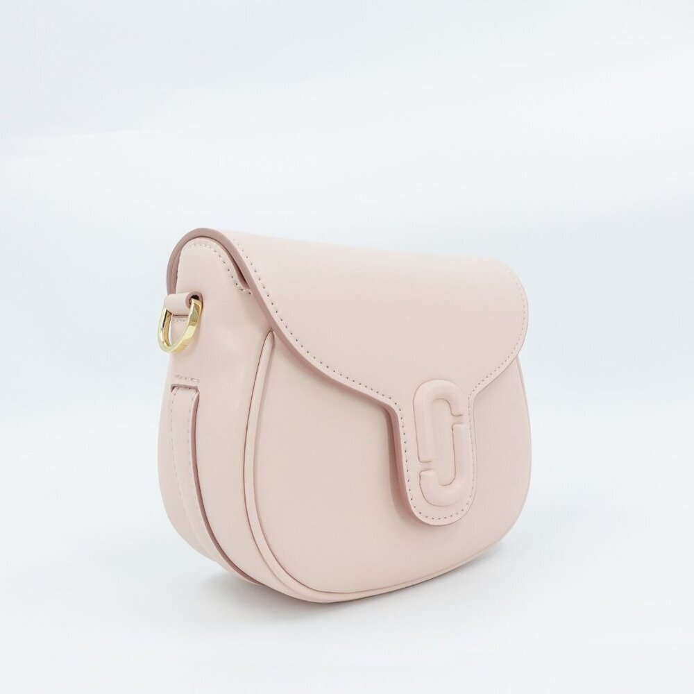 Marc Jacobs Women's The Messenger Saddle Bag Small In Leather Rose Pink OS - Picture 5 of 13